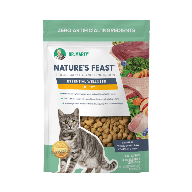 Dr Marty's Natures Feast Poultry Freeze Dried Cat Food