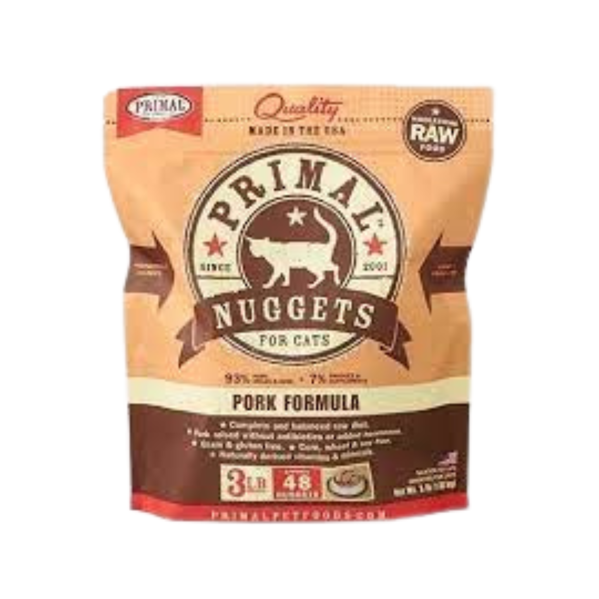 Primal Pork Frozen Cat Nuggets